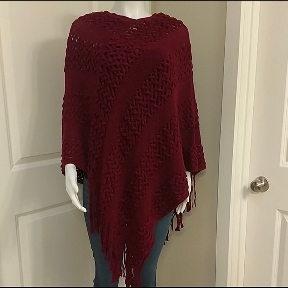 *Last One* Wine Classic Poncho - Picture 3 of 5